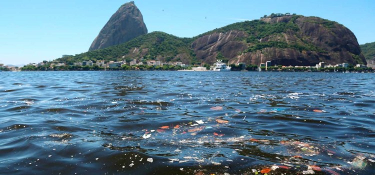 Baía de Guanabara sofre com os altos níveis de poluição